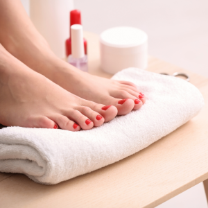 Pedicure with Nail Polish